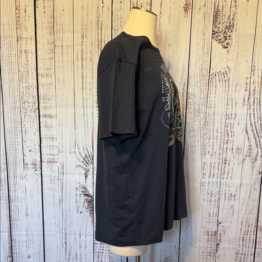 Calvin Klein Men's Dark Graphic‎ Tee - Picture 4 of 6